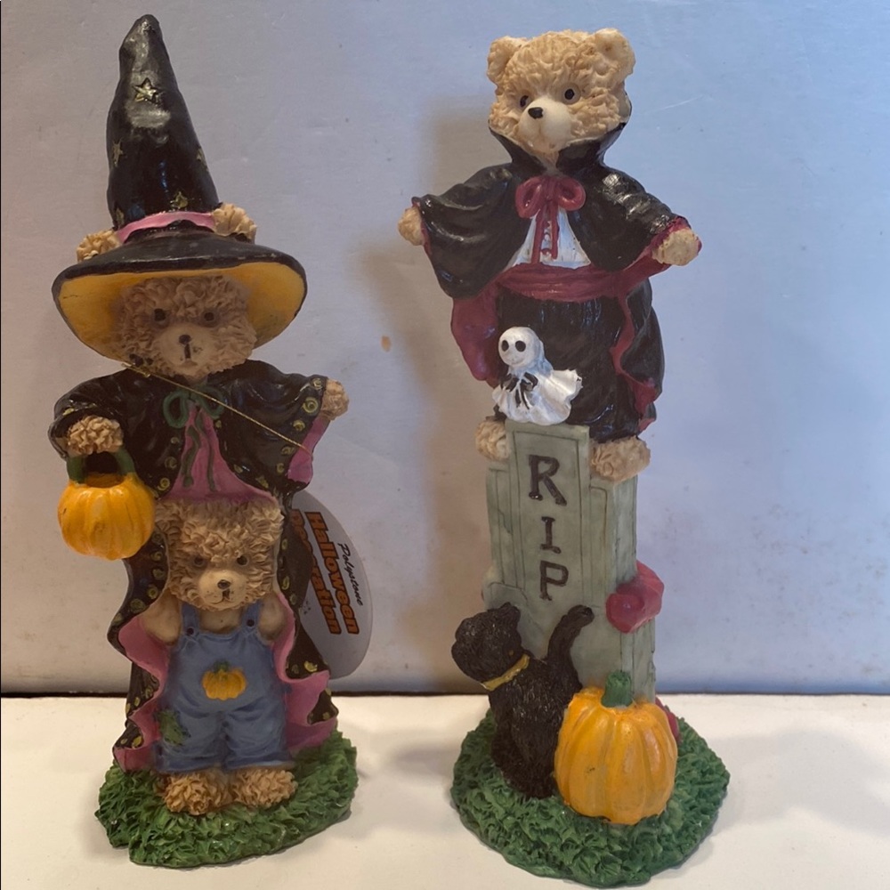 NWT & Vintage 1997 Set of 2 Figures for your Halloween Village